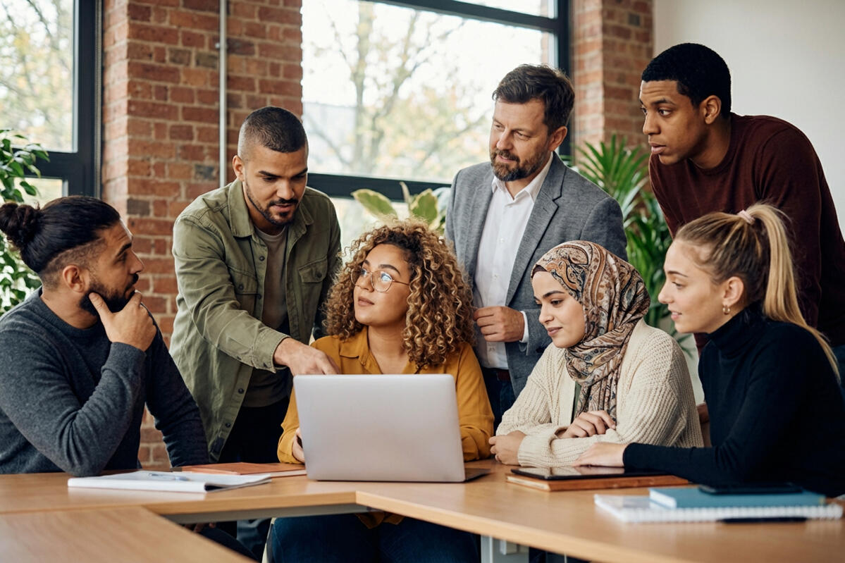 a person's hands on their laptop, doing coding on a website